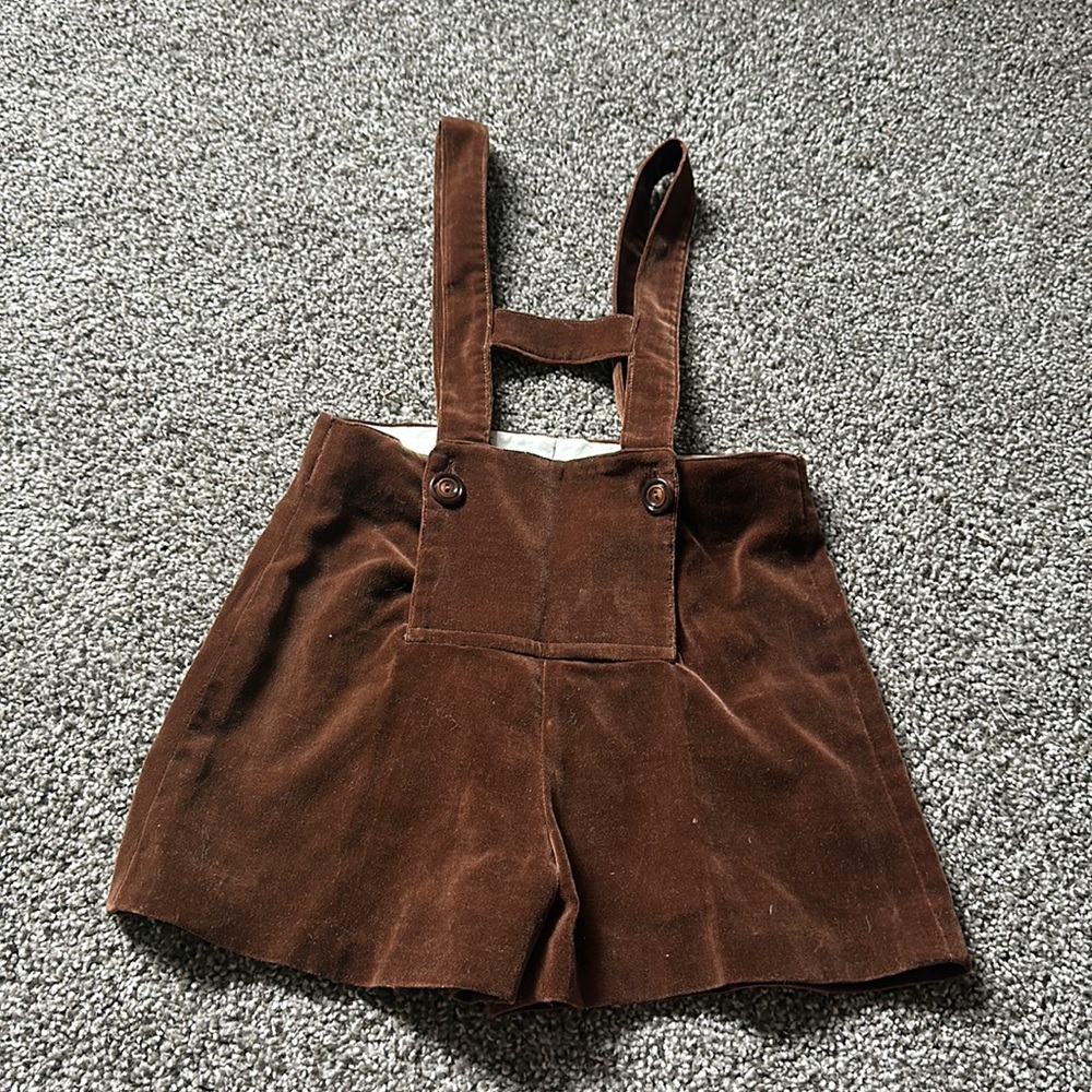 Boys Vintage Overall Shorts